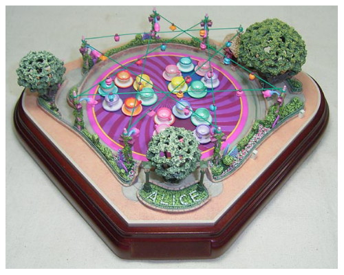 Olszewski Disneylad~Fantasyland Alice in Wonderland Mad Tea Party Tea Cups Ride Attraction