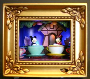 Bob Olszewski's Gallery of Light Mickey and Minnie Ride on the Mad Tea Party Cups