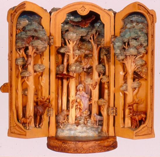 Woodland Nativity Inside