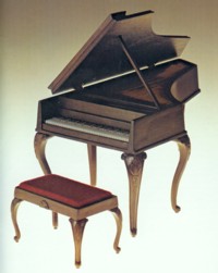 Chippendale Harpsichord and Bench